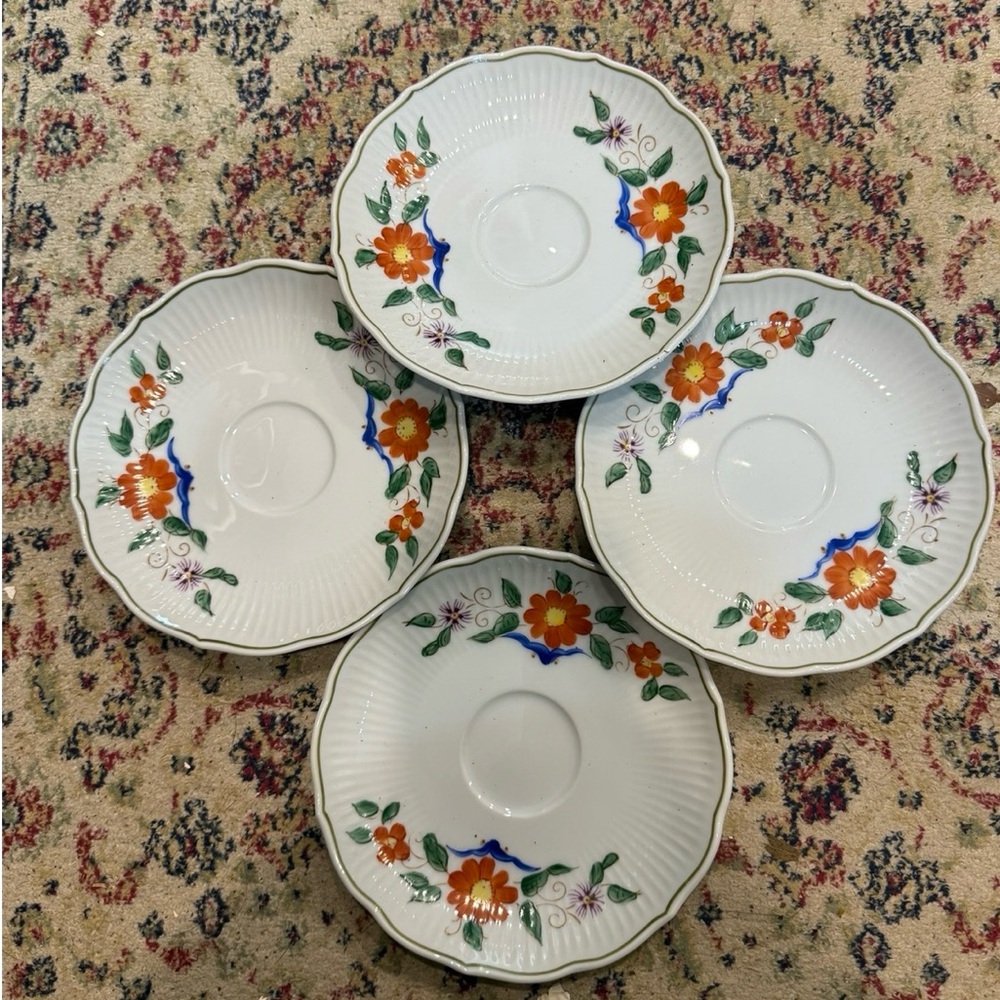 Saucer Plate Imperial Chrysanthemum Taste Setter Hand Painted 4 available